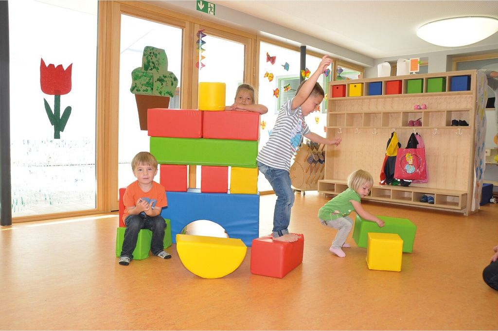 EDUPLAY Soft Bausteine, bunt, 14-teilig (1 Set)