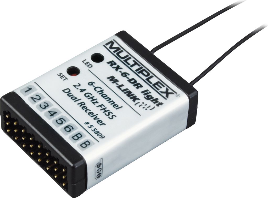 Multiplex Empfänger RX-6-DR light M-LINK 2,4 GHz