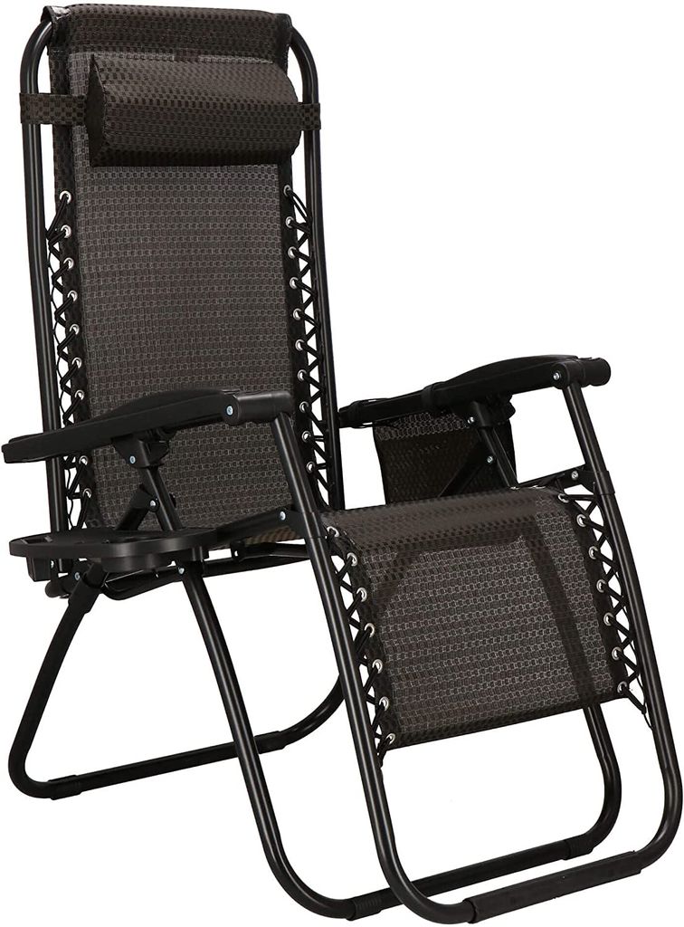 Bain de soleil Chaise longue avec appui-tête 110 x 80 x 67 Image du produit 
