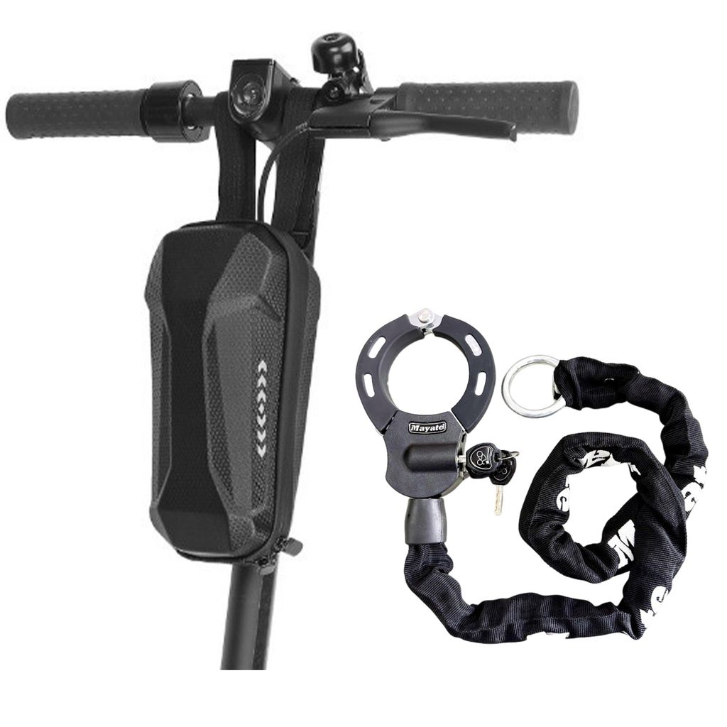 Fahrradschlösser, Kettenschloss, mit wasserdichter Tasche, Produktbild 