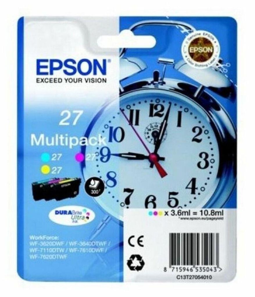 Epson DURABrite Ultra Ink Multipack (3 Farben) T 27 T 2705 Produktbild 