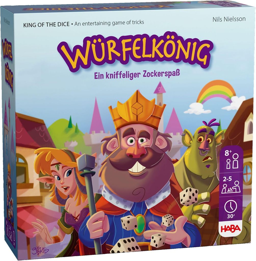 HABA 303485 - Dice King, trudna gra logiczna dla 2-5 graczy Zdjęcie produktu 