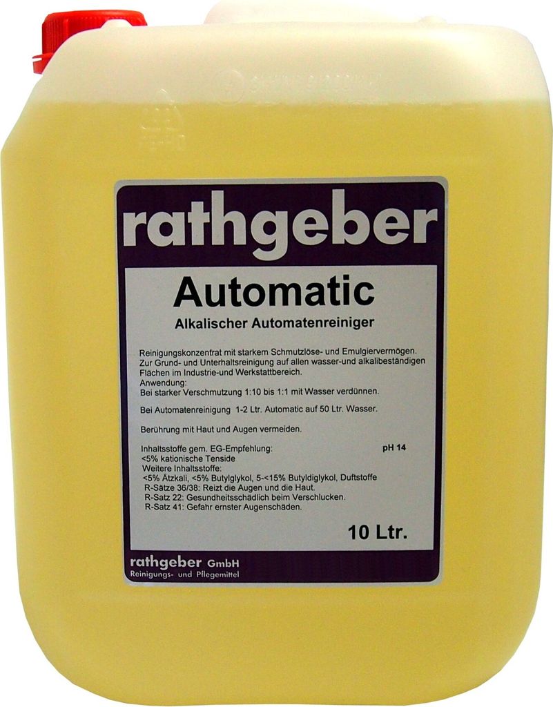 Automatic Reiniger / 10,0 l PE-Kanister