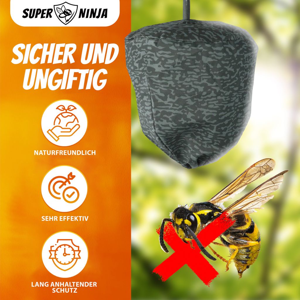 Waspinator Wespenschutz, 2 Stücke, Wetterbeständiges Produktbild 2