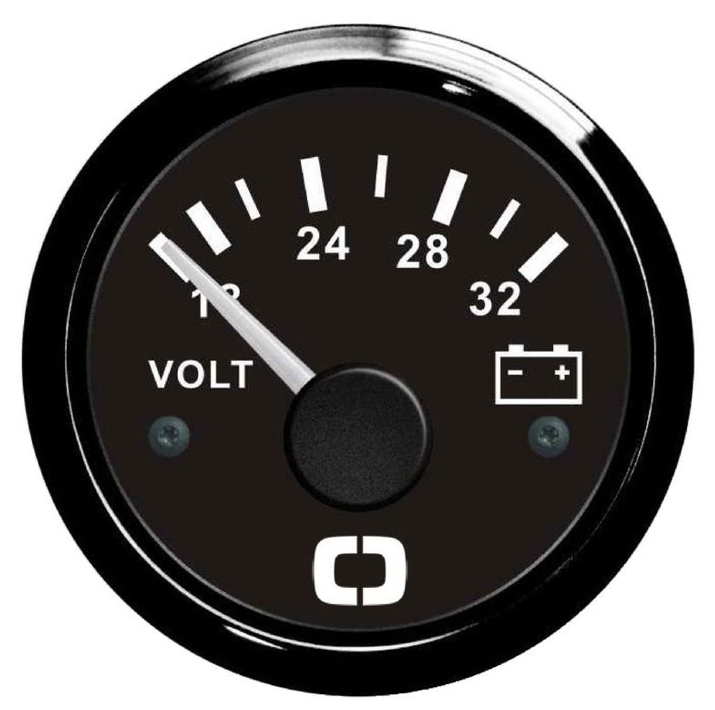 Woltomierz 8/16 V schwarz/schwarz Osculati 27.320.14