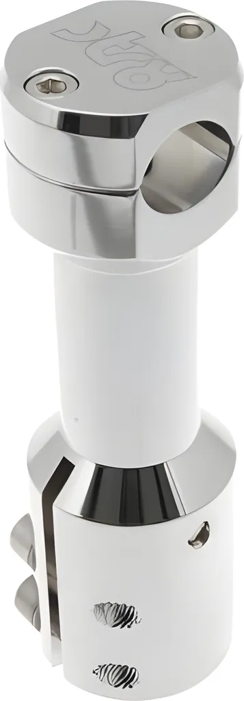 Lentille de phare STR8 chromée pour MBK Booster et Yamaha BW's 50cc