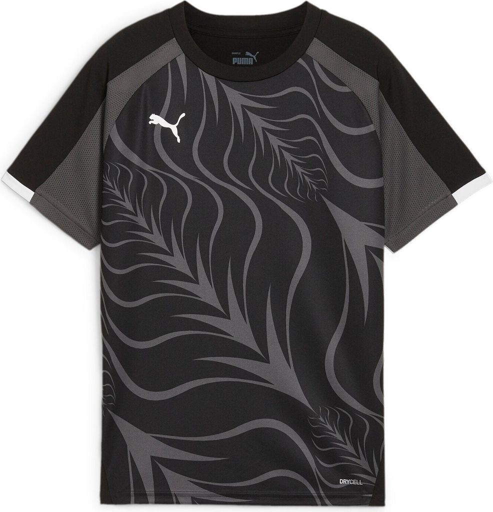 PUMA individualLIGA Graphic Jersey Jr PUMA Black-Shadow Gray 116
