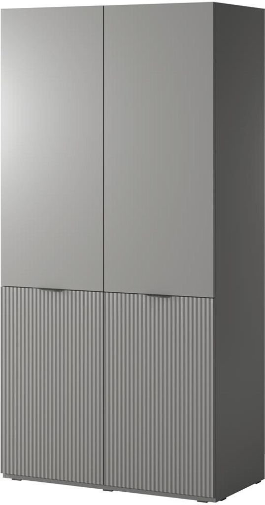 BETTSO Stilvoller geriffelter Kippschrank Kleiderschrank Produktbild 
