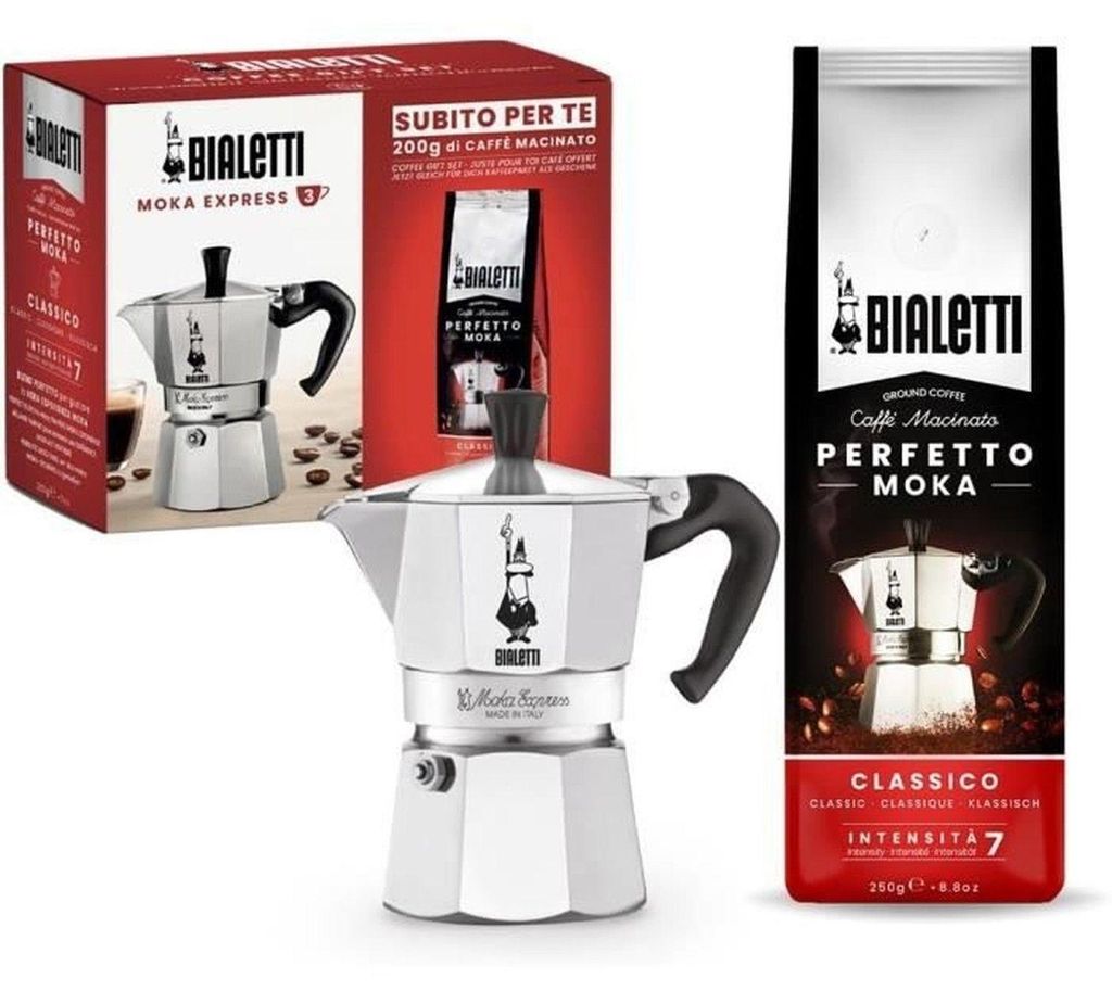 Bialetti Espressokocher plus 250 g Perfekt Moka Bialetti, Produktbild 