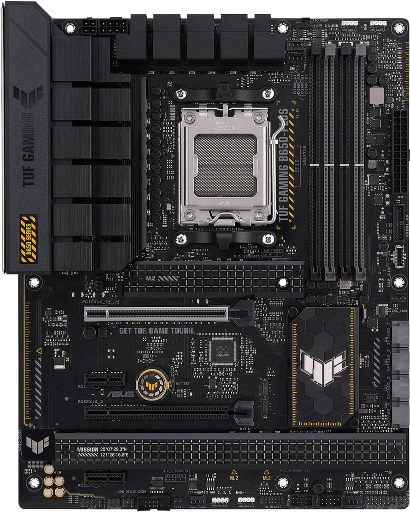 ASUS TUF GAMING B650-PLUS soc AM5 DDR5 B650 ATX HDMI DP Produktbild 