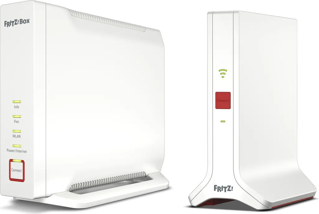 Système Wi-Fi Mesh AVM FRITZ!Box 4060 + 3000 AX - Kit Routeur et Répéteur 6