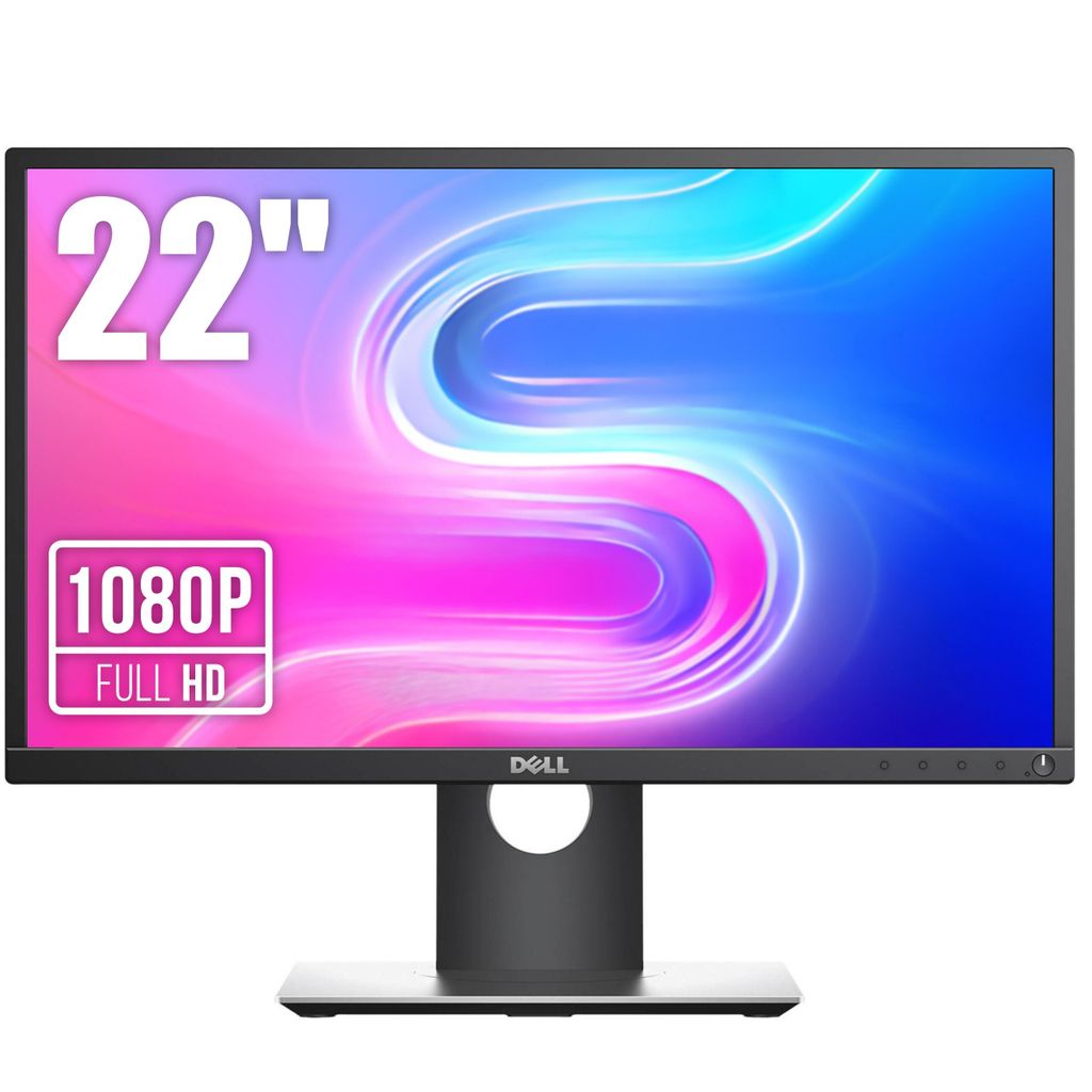 DELL P2217H, 54,6 cm (21.5 Zoll), 1920 x 1080 Pixel, Full Produktbild 