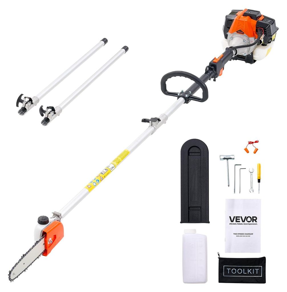 VEVOR, benzínová motorová píla na kmeň, 33 cm³, dvojtaktný Obrázok produktu 