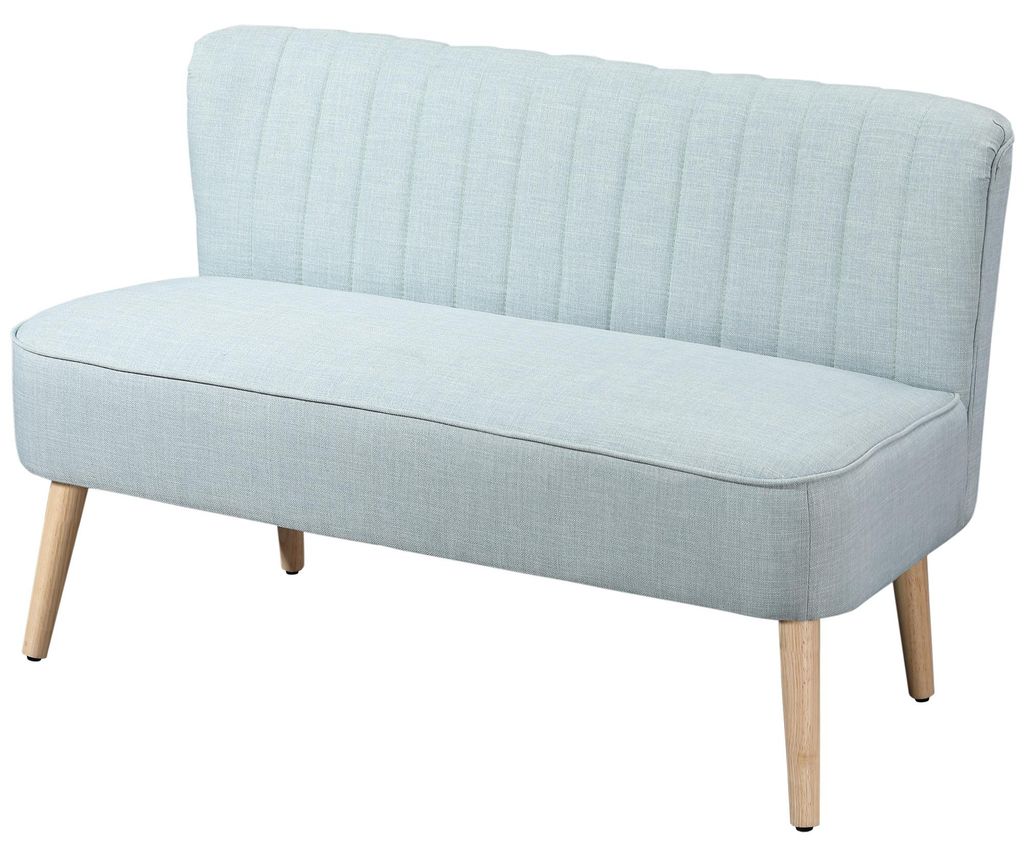 HOMCOM Sofa 2-Sitzer Stoffsofa Couch Polstersofa Loungesofa Produktbild 