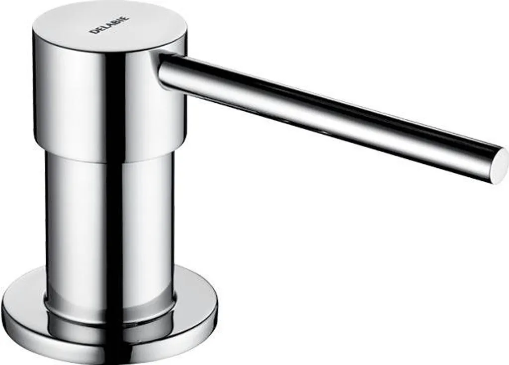 Distributeur de savon Delabie pour sanitaires professionnels en inox