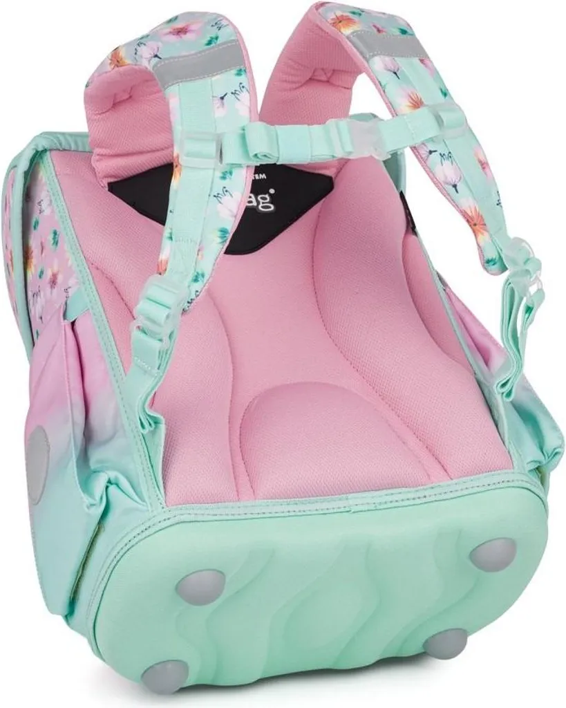 Grand sac à dos d'école PREMIUM Flowers robuste et imperméable - 3
