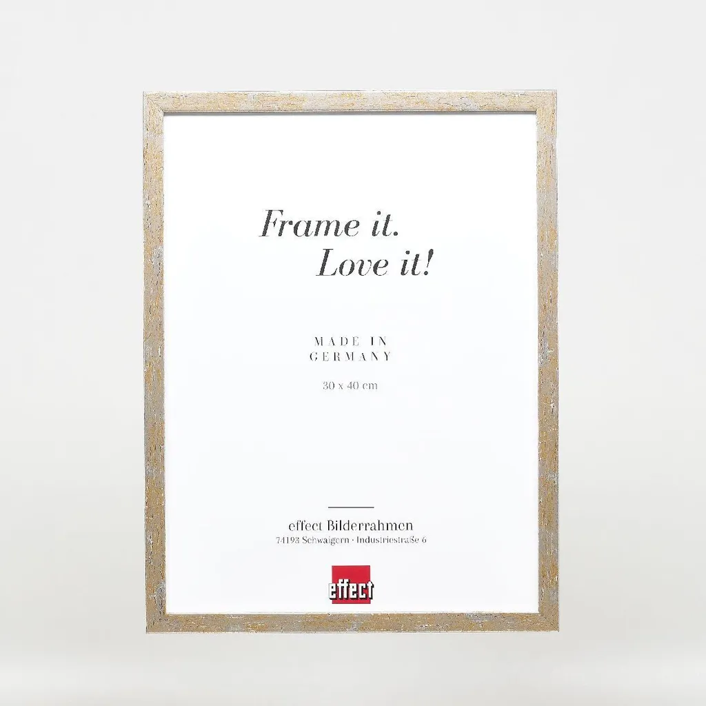 Cornice Professionale 28x35 Legno Argento Antico - Vetro Museo UV - 3