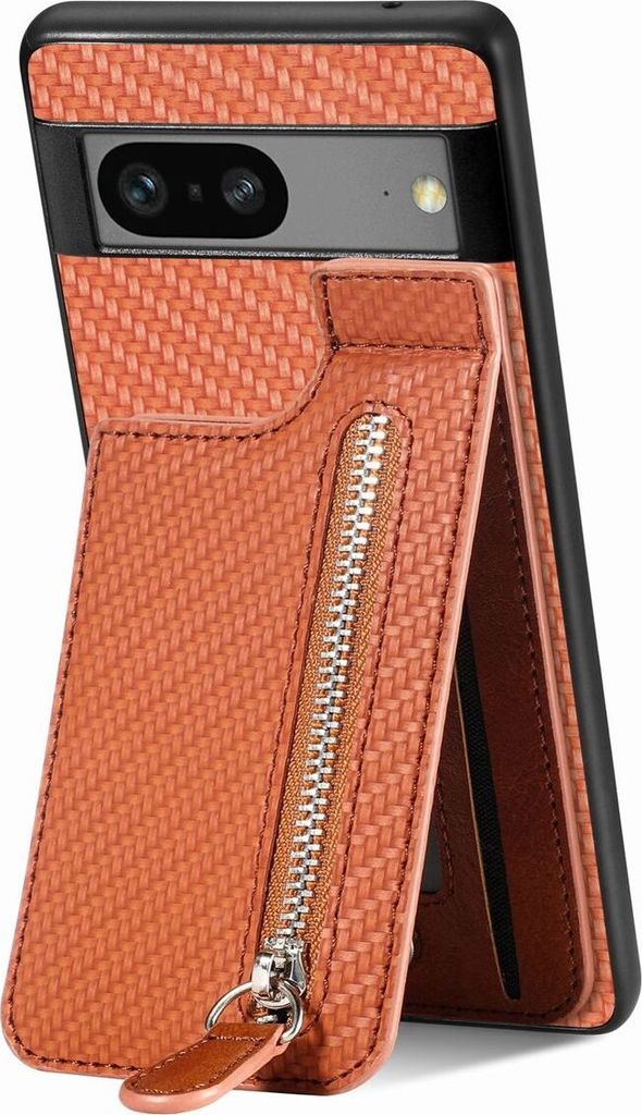 König Design Hülle kompatibel mit Kunststoff Soft Handyhülle - Handy Case Braun