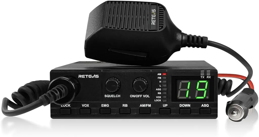 Radio CB pour Camion et Convoi Retevis MB62 avec Canaux Urgence 9/19