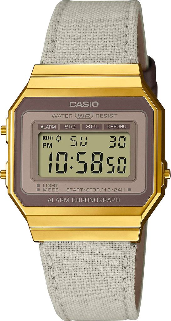 Casio Vintage Montre numérique A700WEGL-7AEF Bracelet Image du produit 