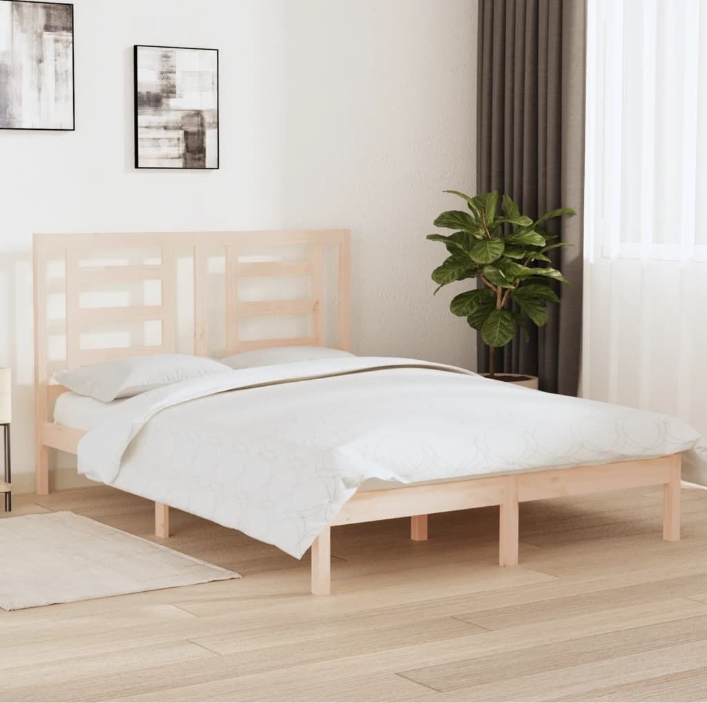 The Living Store Massivholzbett Kiefer 160x200 cm