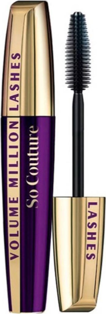 LOREAL PARIS Wimperntusche VOLUME MILLION LASHES SO COUTURE (Schwarz), 9,5 ml