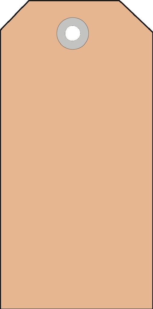 Anhängezettel 60x120mm 4er Streifen mit Pappöse VE=8x1000 Stück