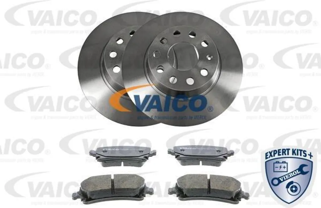 VAICO V10-6626 Kit Freins Haute Résistance pour VW Passat et Touran 3C