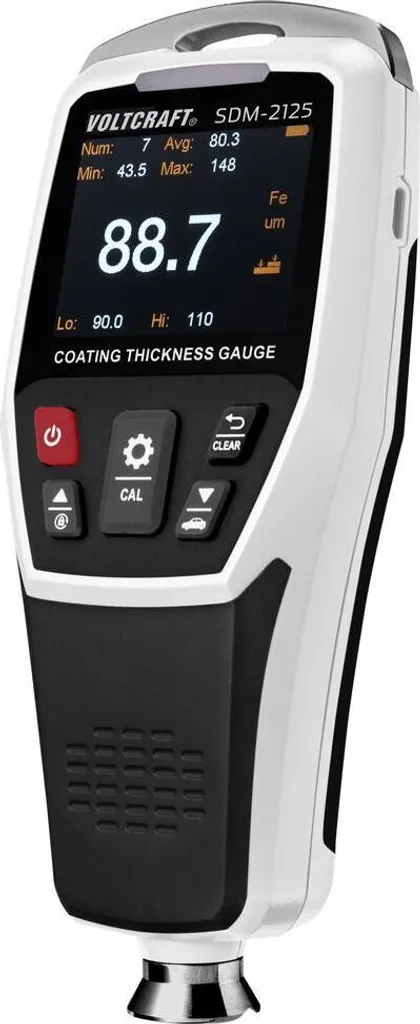 Mesurez l'épaisseur de peinture sans dégâts avec VOLTCRAFT SMD-2125