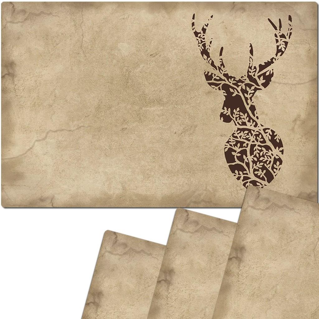 Set di 4 tovagliette lavabili in stile country moderno con Immagine del prodotto 