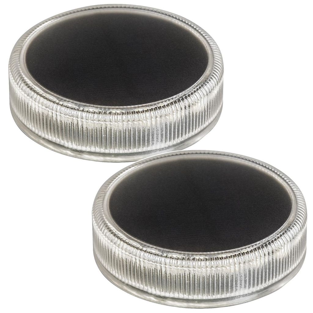 2x Trillo LED-Solarlampe 0,3 W Dämmerungssensor transparent Produktbild 