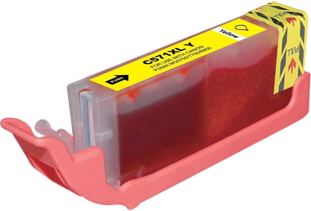 Kompatible Tintenpatrone Canon CLI-571 Yellow XL für Pixma Produktbild