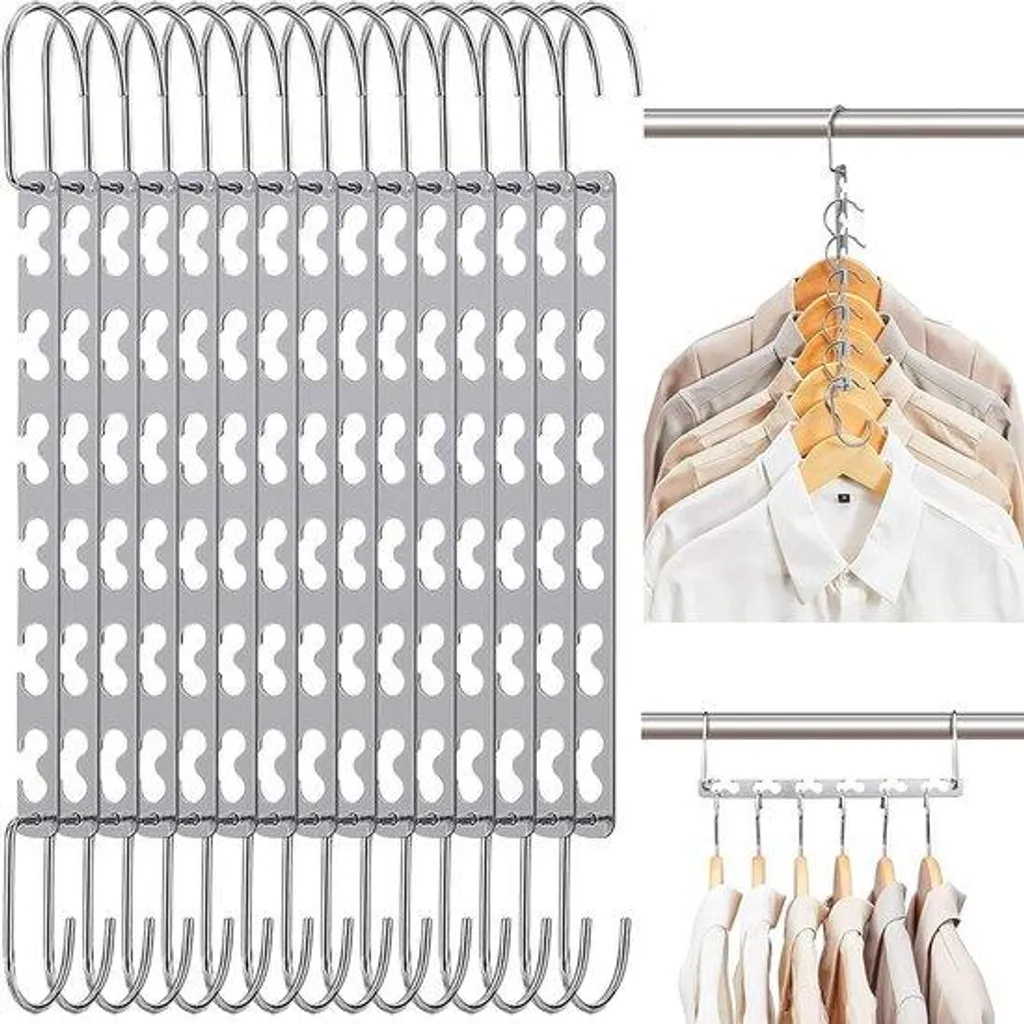 Cintres Multiples Penderie Premium : Lot de 15 pour Vestes et Pantalons