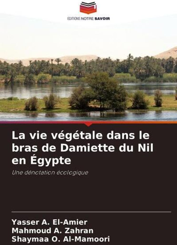 La vie végétale dans le bras de Damiette du Nil en Égypte