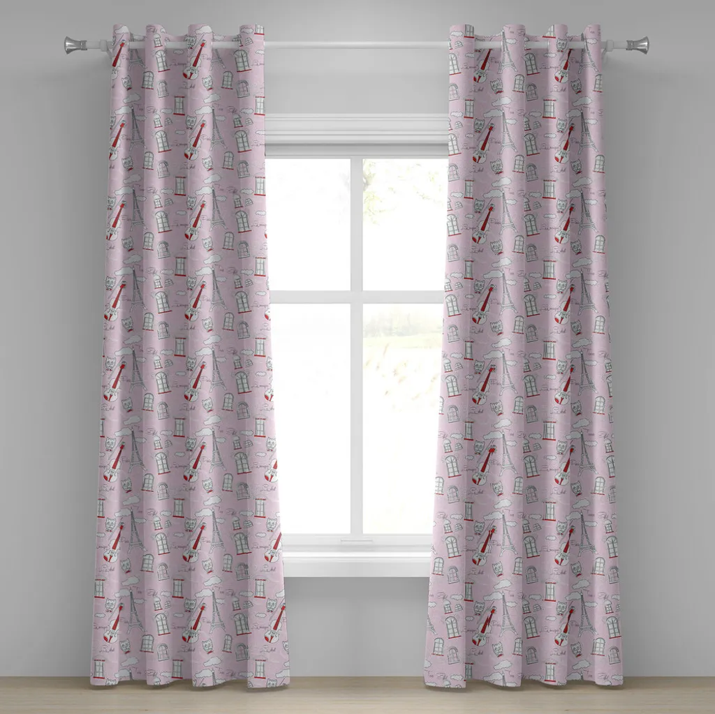 Tende ABAKUHAUS Paris 280x225cm: Tenda con Occhielli Design Moderno