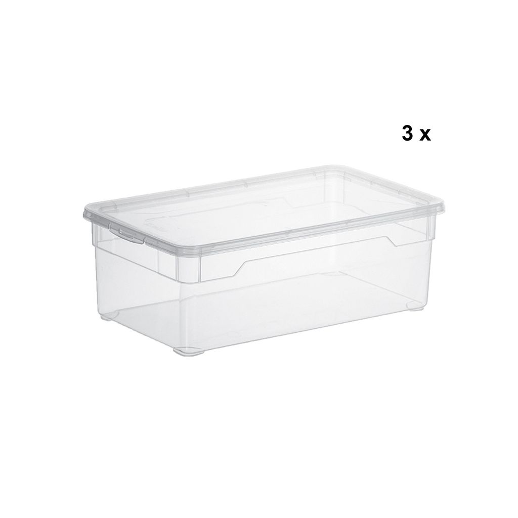 Set Box 'Lady Shoe' 5 l CLEAR, Set-Größe:3er Set