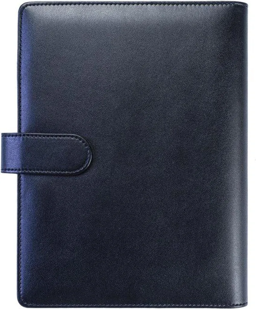 Étui protecteur en cuir et porte-documents aimanté pour recharges agenda