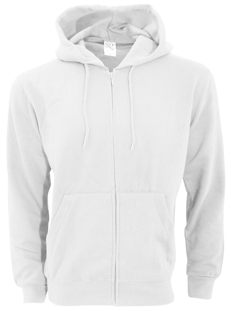 SG Kapuzenjacke mit Reißverschluss FK777 (L) (Weiß)