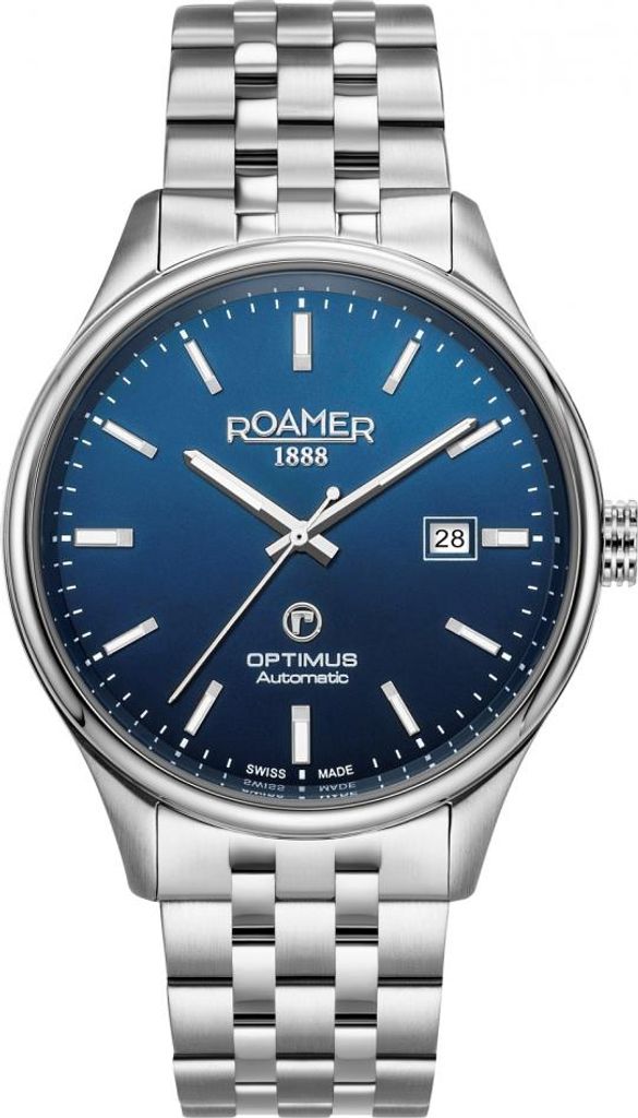 Herrenuhr ROAMER 983983 41 45 50 in klassischem Marineblau.