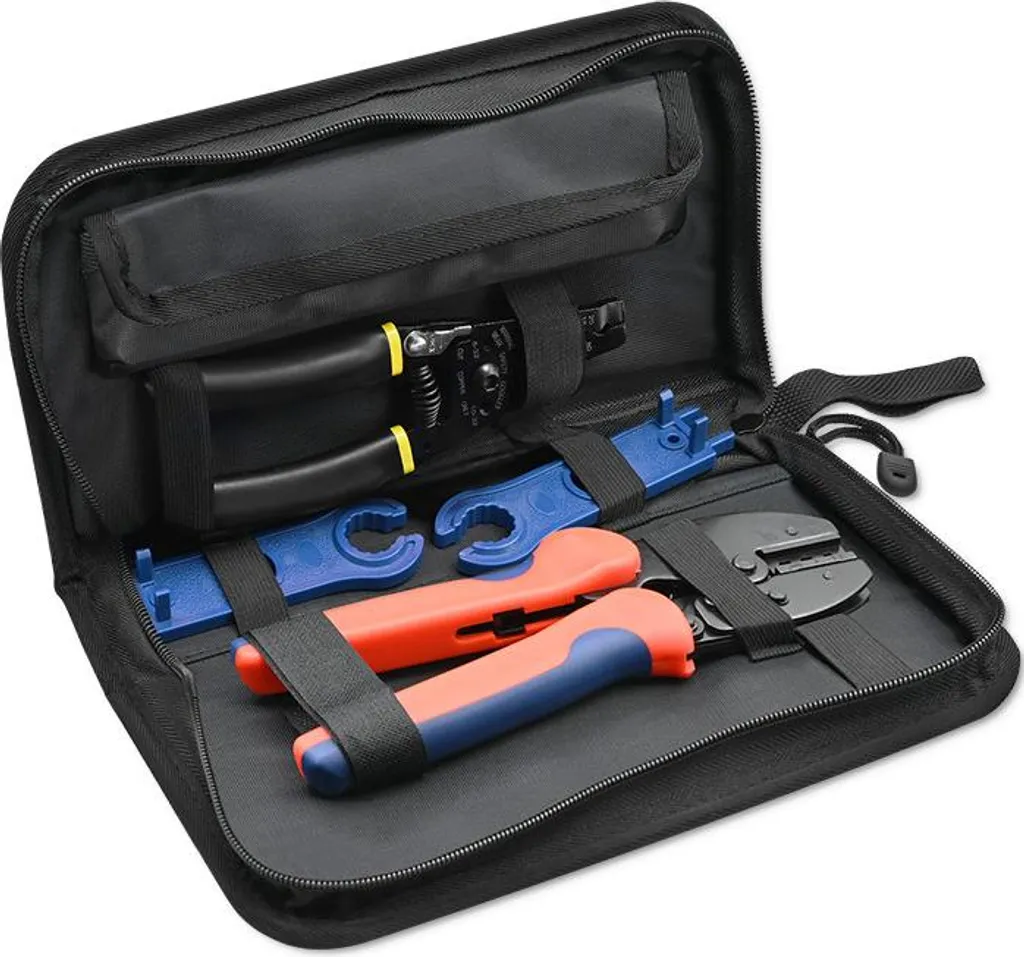 Kit outils solaires Qoltec 52609 haute précision pour connecteurs type MC4