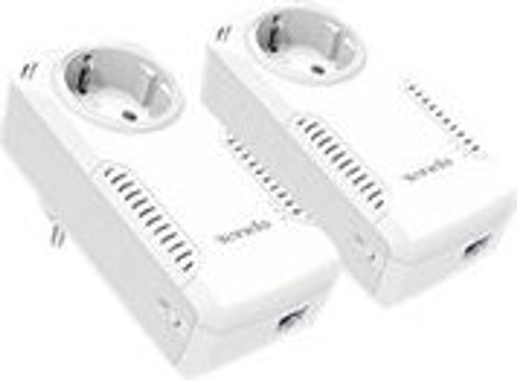 Tenda p1001p 2er-Pack Powerline-Gigabit-Adapter, mit AC-Buchse, 1*Gigabit-Ethernet-Anschluss, Homeplug av2 Gigabit-Rate