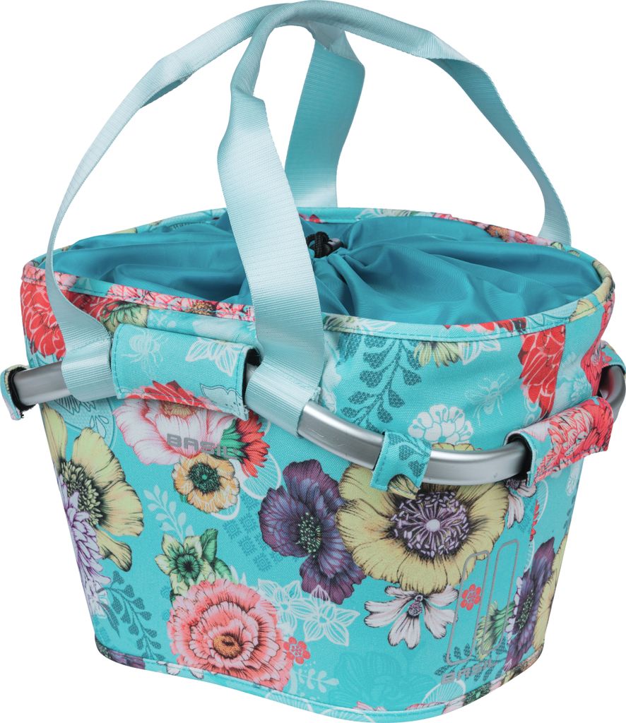 BASIL cestino anteriore Bloom Field blu Carry All Immagine del prodotto 