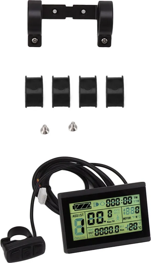 Console de bord LCD3U pour VAE avec USB - Afficheur Universel 24V-48V - 2