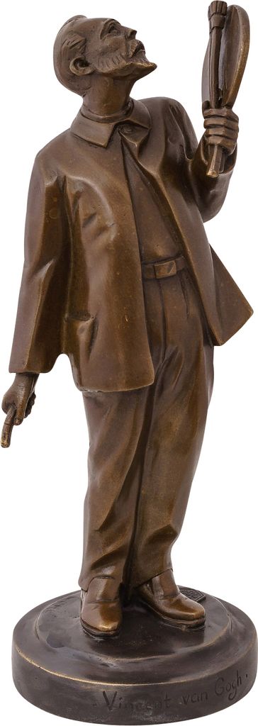 Bronzeskulptur Vincent van Gogh nach Mendes da Costa Kopie Replik