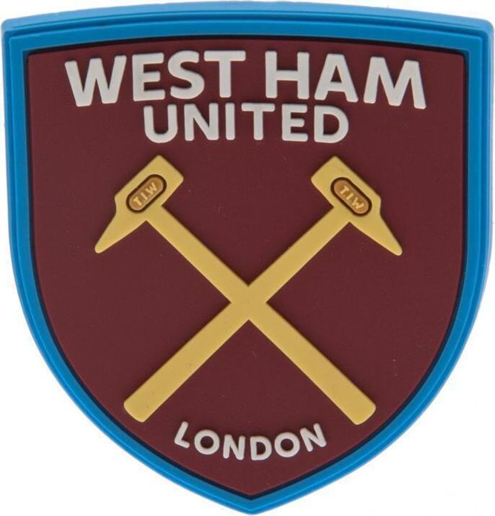 West Ham United FC 3D Kühlschrankmagnet TA2467 (Einheitsgröße) (Burgunder)