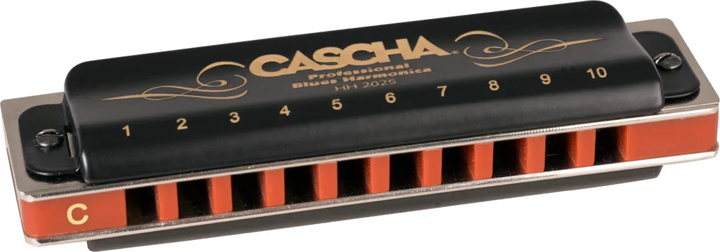 Cascha Professional Blues Harmonica en Do Majeur avec Étui Rigide - 3
