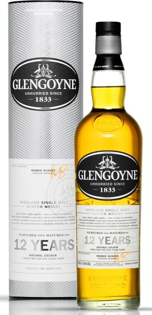 Glengoyne 12 Jahre Highland Single Malt Scotch Whisky in Geschenkpackung | 43 % vol | 0,7 l