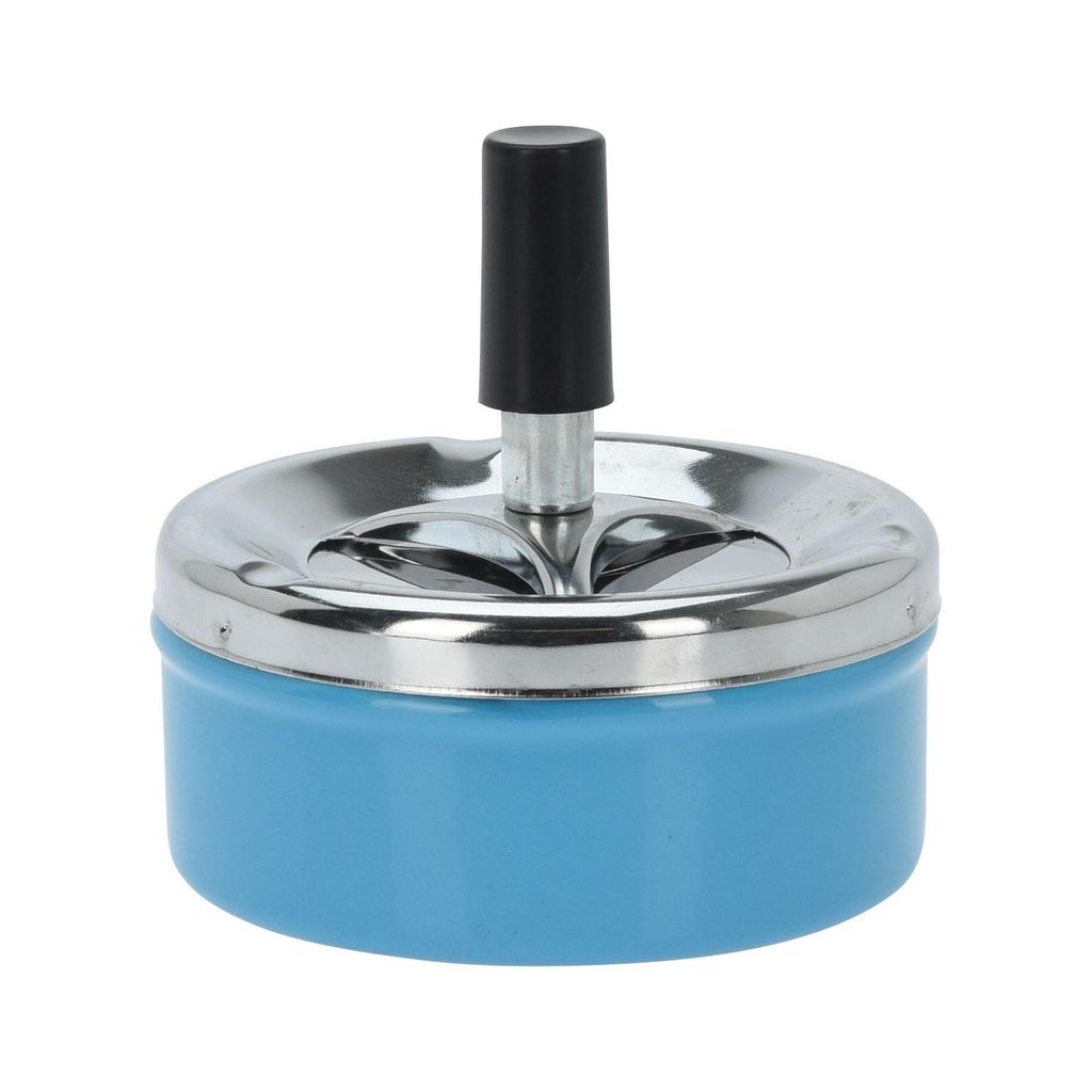 Drehaschenbecher Metall Ø 9 cm Aschenbecher Produktbild 