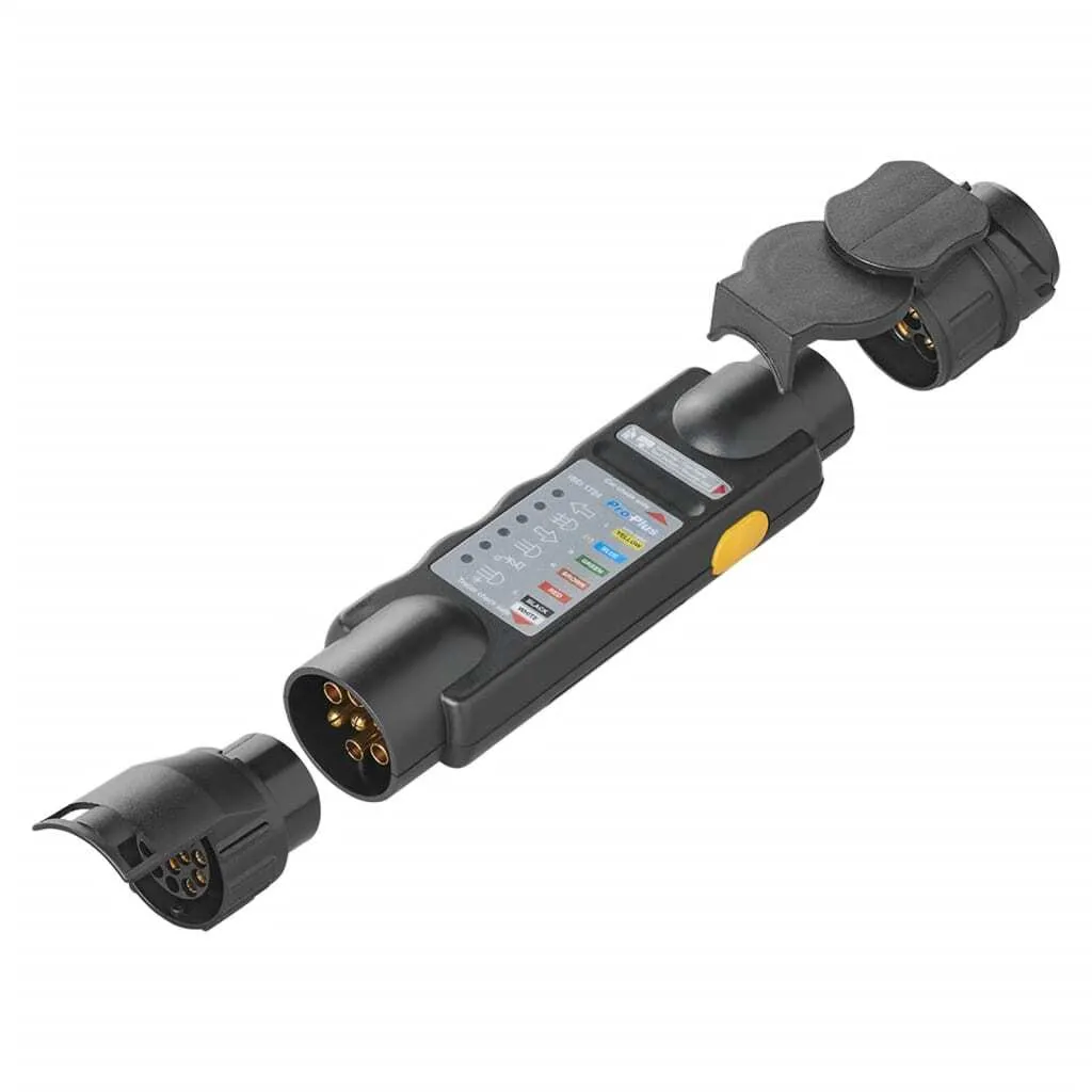 Tester Circuiti Rimorchio 12V 7 Poli | Kit con Adattatori ISO