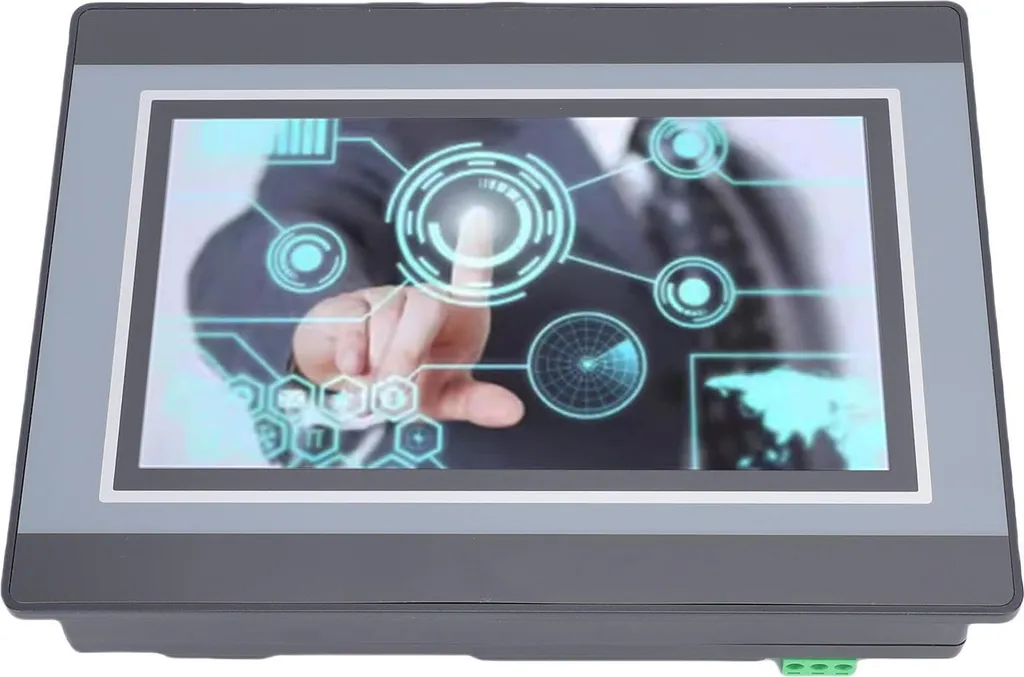 Console tactile HMI 7 pouces avec automate API intégré sorties relais - 7